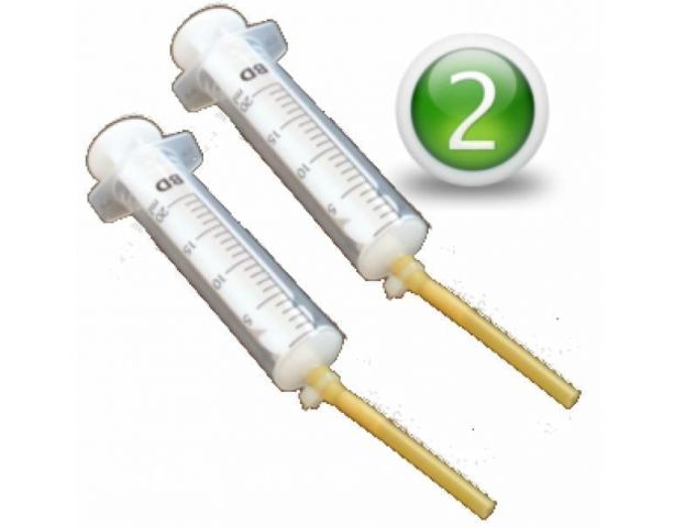 Jeringa embuchar con sonda de látex 10 ml pack 2ud