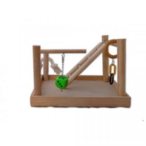 Parque de juego de madera 27 X 27 natural