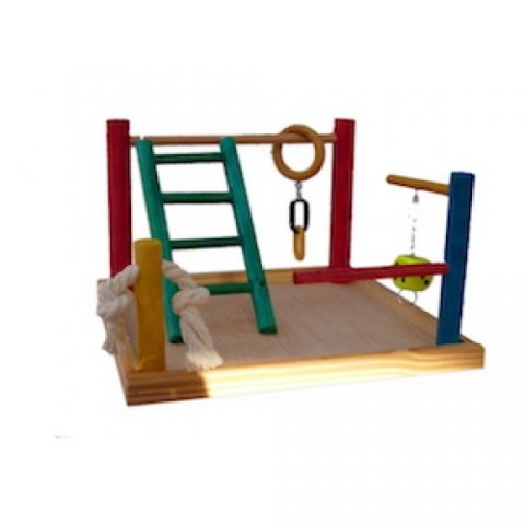 Parque de juego de madera 27 X 27 color