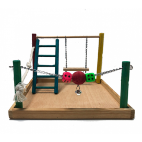 Parque de recreo de madera COLOR XL 38X34,5