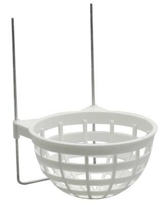Nido de plástico con soporte telescópico de hierro