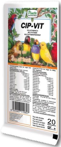 PINETA CIP VIT 20gr X 20pz EXPOSITOR