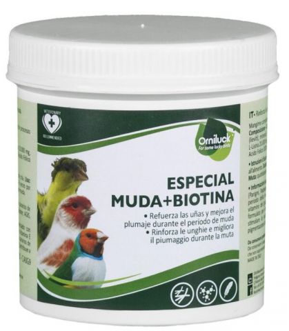 ORNILUCK ESPECIAL MUDA + BIOTINA 250gr