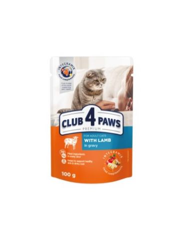 Club4Paws 410 Premium Húmedo Gatos Cordero