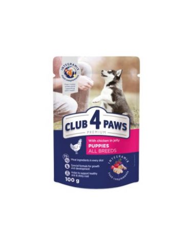 Club4Paws 51 Premium Húmedo Cachorro Pollo