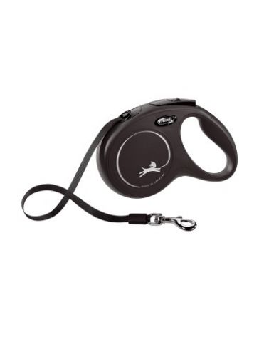 Flexi New Classic 5m Cinta Negro