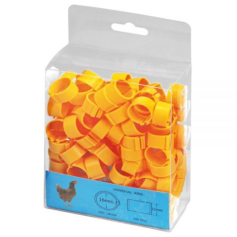Anillas Plásticas para Gallinas 16mm(100 Und) ama