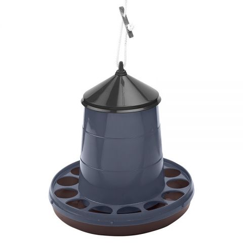 Tolva platico reciclado aves 2kg