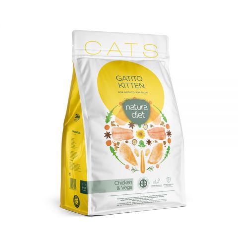 NATURA DIET CAT Kitten Chicken 400 Gr 