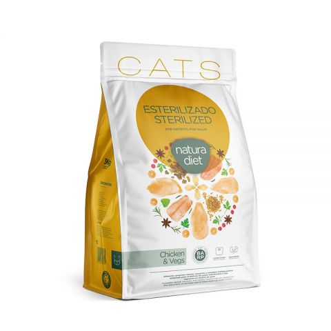 NATURA DIET CAT Sterilized Chicken 400 Gr