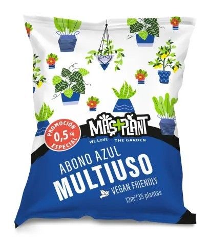 ABONO UNIVERSAL MASPLANT BOLA AZUL MULTIUSO 500 GR
