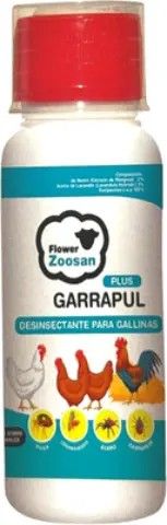 flower garrapul plus desinsectante  gallinas 125cc