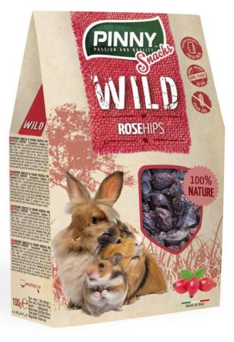 Wild Snack Bayas de rosa canina deshidratada 100gr