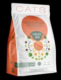 NATURA DIET CAT Sterilized Salmon 3 Kg