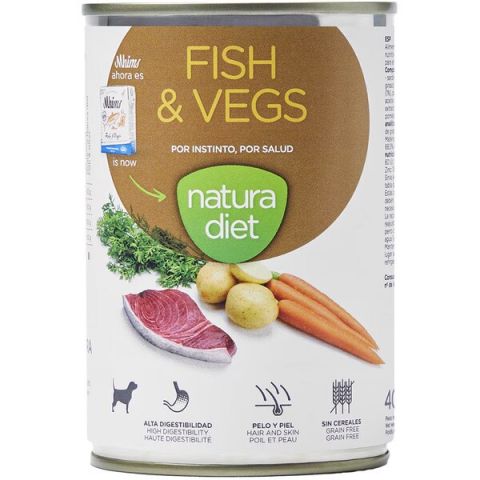 NATURA DIET DOG Fish & Vegs 400g 