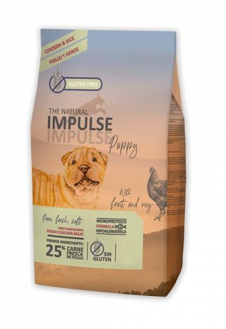 THE NATURAL IMPULSE DOG PUPPY CHICKEN 12kg