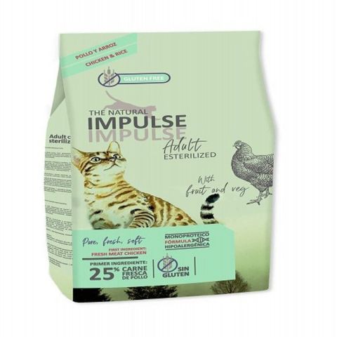The Natural Impulse Cat Sterilized 8 kg