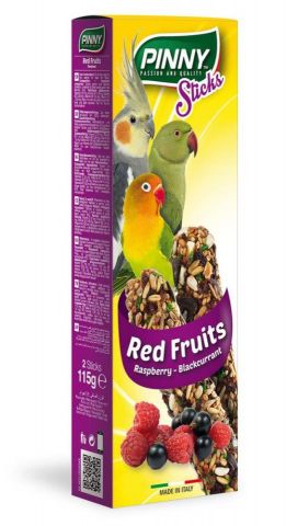 Barritas frutas agapornis y ninfas  2x115gr