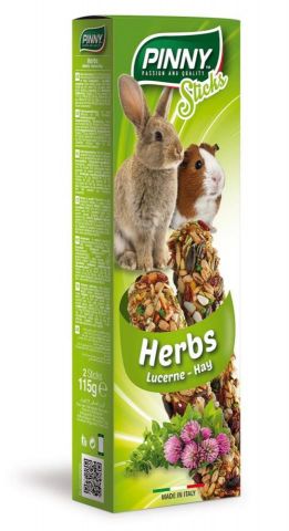 Barritas Snack Conejos de hierbas 2x115gr