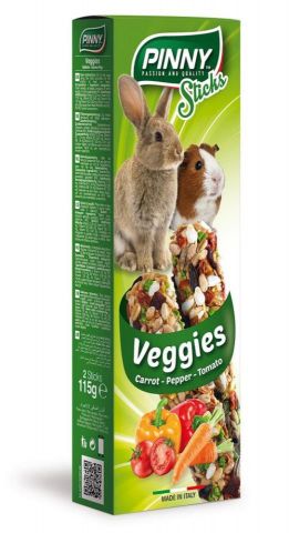 Barritas Snack Conejos de vegetales 2x115gr