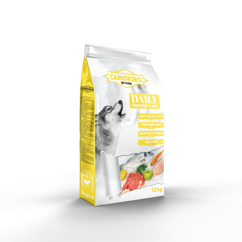 CARNIVORO DAILY 12 Kg TERNERA Y ARROZ INTEGRAL