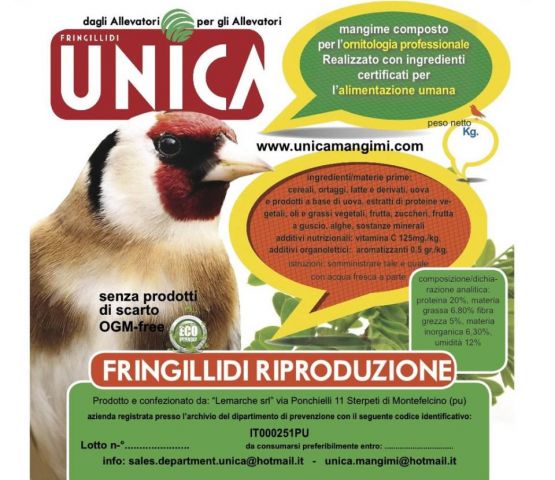 UNICA Fringillidi Riproduzione (2Kg.)