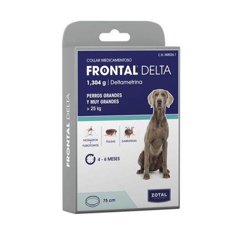 Collar antiparasitario FRONTAL DELTA 75cm