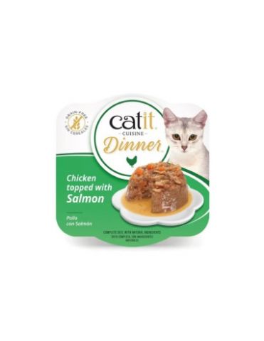 Catit Cuisine Dinner de Pollo con salmon 75gr