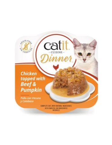 Catit Cuisine Dinner de Pollo con vacuno 75gr