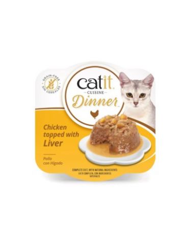Catit Cuisine Dinner de Pollo con higado 75gr