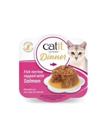 Catit Cuisine Dinner de Pescado con Salmon 75gr