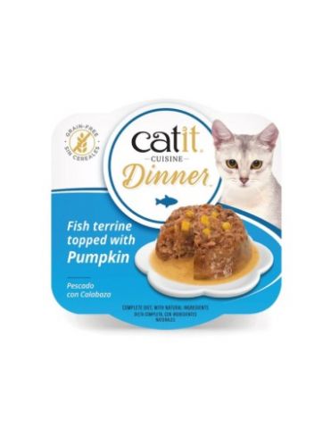 Catit Cuisine Dinner de Pescado con Calabaza 75gr