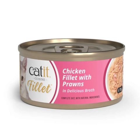 Catit Cuisine Fillet  Pollo con Gambas 75gr