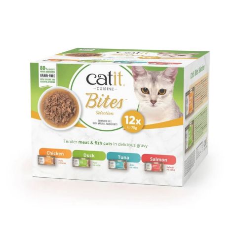 CATIT CUISINE DUET PACK VARIADO 12X75g