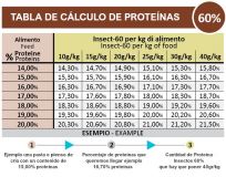 Proteína de insectos 60% (Hermetia Illucens)