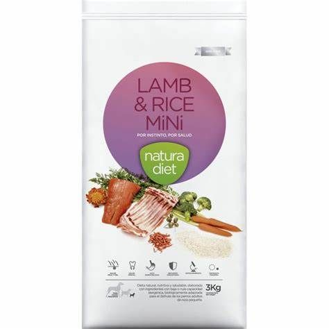 NATURA DIET LAMB & RICE MINI 3 Kg 