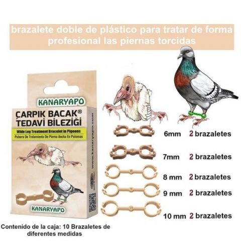 KANARYAPO TRATAMIENTO PATA EXTENDIDA EN PALOMAS