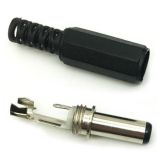 CONECTOR DC JACK MACHO 5,5X2,1MM SOLDAR