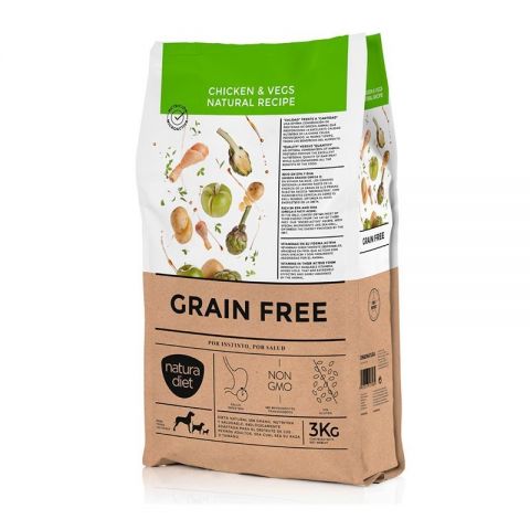NATURA DIET GRAIN FREE Chicken & Vegs 3 kg