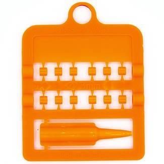 12 Anillas + calzador Ø3,0mm (naranja)