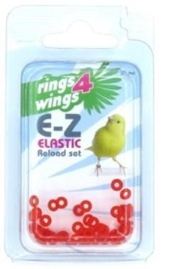 E-Z RECARGA ANILLAS Ø 3mm(50anillas) Rojo