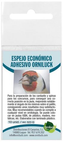 ESPEJO ECONOMICO ADHESIVO ORNILUCK (10 unidad)