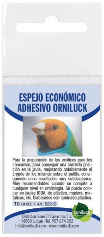 ESPEJO ECONOMICO ADHESIVO ORNILUCK (10 unidad)