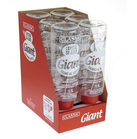 Bebedero de bola para roedores Crystal Deluxe 1,1L