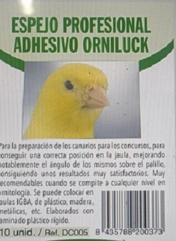 Espejo Adhesivo Profesional Orniluck (10 Unidades)