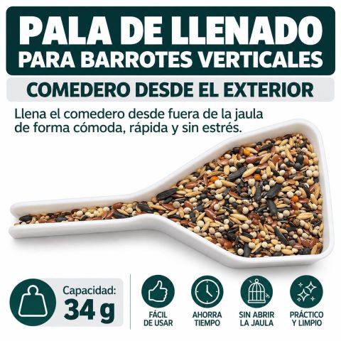 PALA DE LLENADO PARA COMEDERO VERTICAL MEDIANO