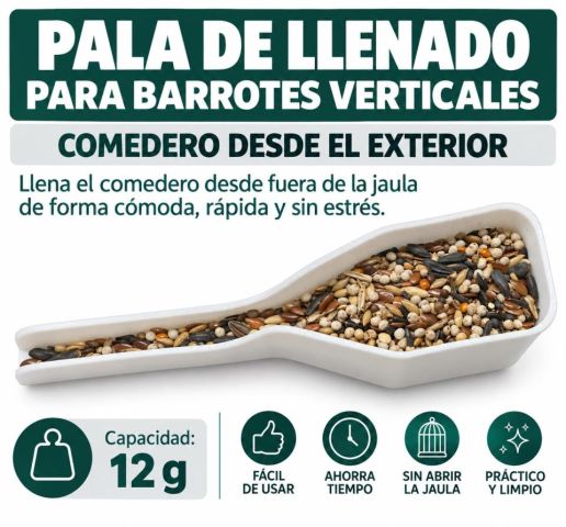 PALA DE LLENADO PARA COMEDERO VERTICAL CHICO