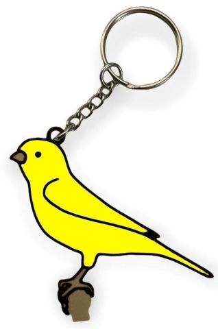 LLAVERO CANARIO AMARILLO