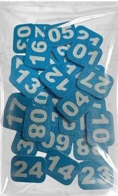 Números para Jaulas (del 1 al 40) AZUL