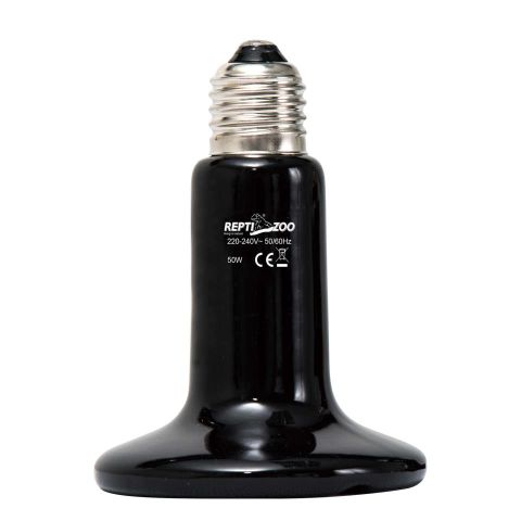 Bombilla cerámica calefactora negra 75 w REPTIZOO